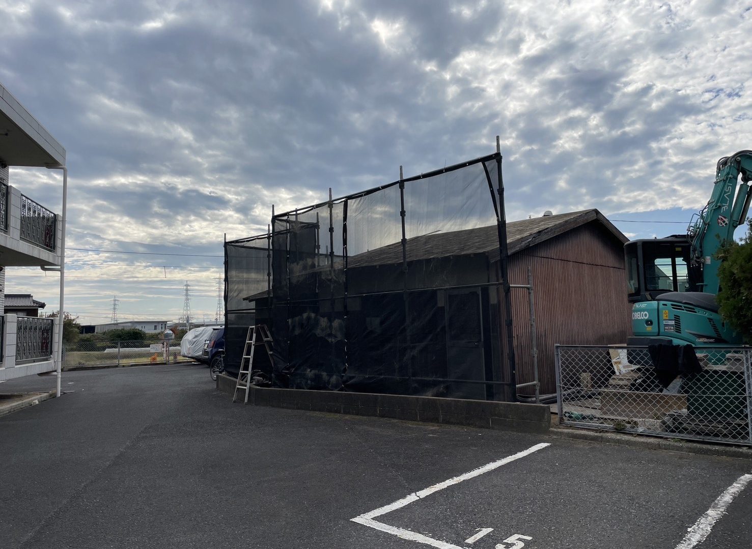 山陽小野田市納屋解体