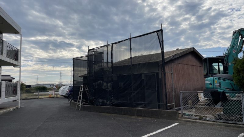 山陽小野田市納屋解体